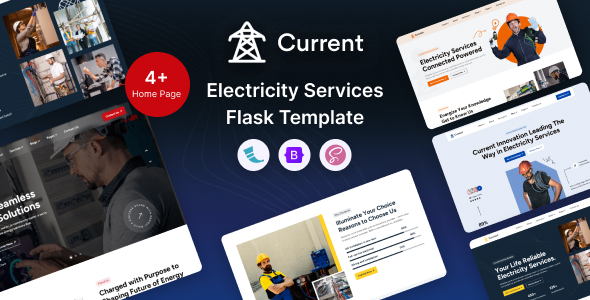 Current – Flask Electricity Services Template