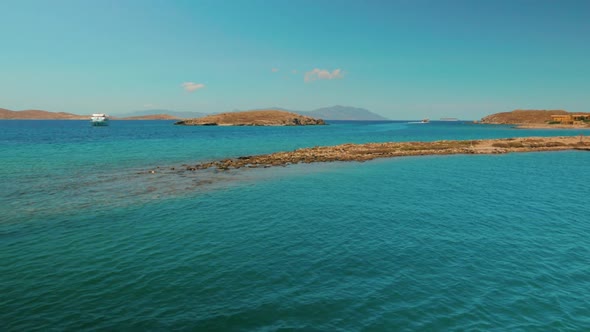 Departure from the Greek Island of Delos