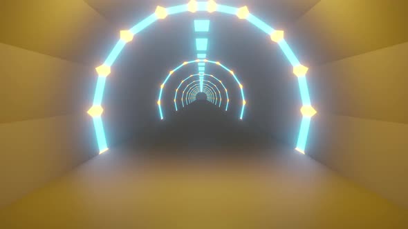 Futuristic Sci-Fi Tunnel Hallway alt