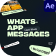 Whatsapp Messages (Dark Mode) - VideoHive Item for Sale