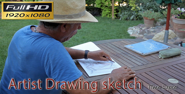 Artist Drawing Sketch
