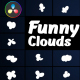 Funny Cloud Elements | DaVinci Resolve - VideoHive Item for Sale