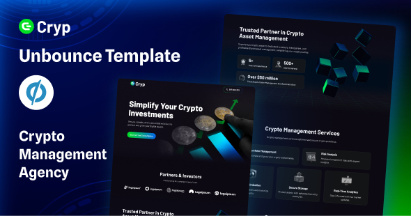 Cryp — Agency Unbounce Template