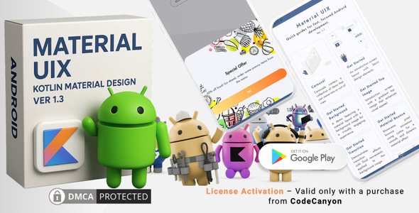 Material UIX - KOTLIN Material Design VER 1.3