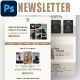 Event Photography Service Agency Email Newsletter PSD Template - GraphicRiver Item for Sale