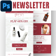 Beauty Products Marketing Email Newsletter PSD Template - GraphicRiver Item for Sale