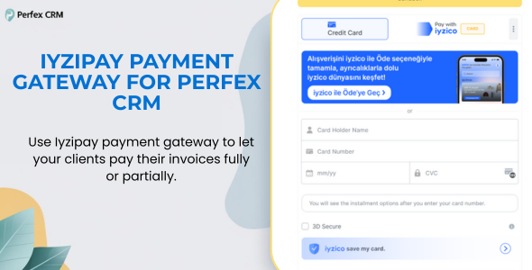 Iyzipay Payment Gateway for Perfex CRM