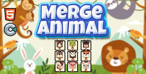 Merge Animal - Construct3 - HTML