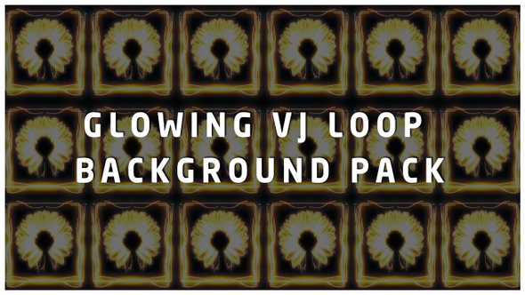Glowing Vj Loop Background Pack