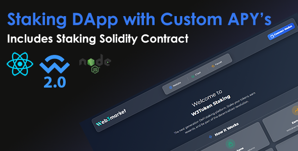 Staking Elixir Web3 with Referral System - React & Solidity v2