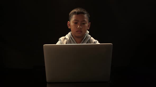 Young Boy Hacking Into The System alt