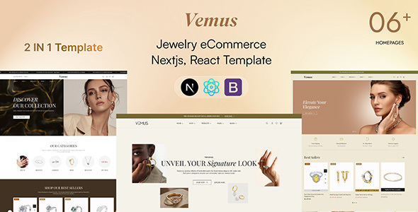 Vemus – Jewelry Ecommerce Nextjs React Template Vemus – Jewelry Ecommerce Nextjs React Template