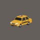 3D Animation of Yellow Taxi Model Iconic Urban Transport - VideoHive Item for Sale