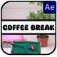 Realistic Coffee Break Scene for After Effects - VideoHive Item for Sale