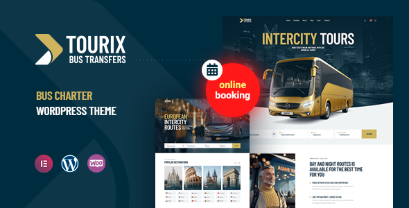 Tourix - Bus Charter WordPress Theme