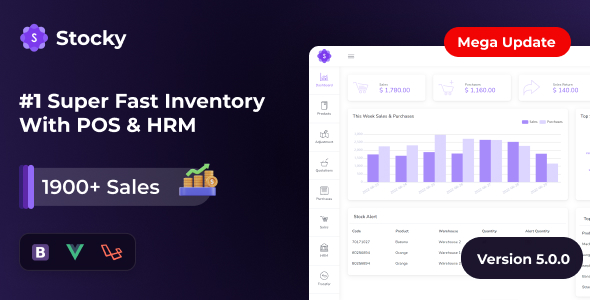 Stocky - POS with Inventory Management & HRM
