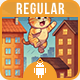 Cat Roof Runner (REGULAR) - ANDROID - BUILDBOX CLASSIC game - CodeCanyon Item for Sale