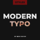 Modern Typography - VideoHive Item for Sale