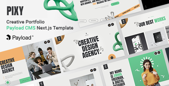 Pixy - Creative Portfolio Payload CMS NextJS Template