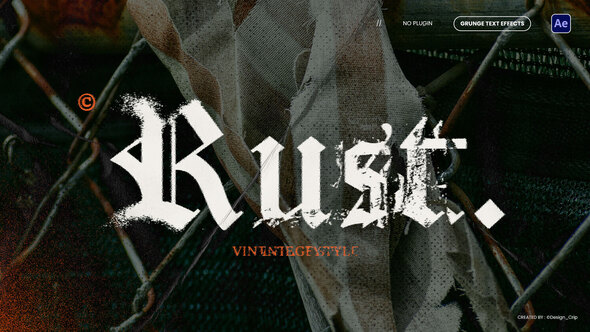 Grunge Text Animations