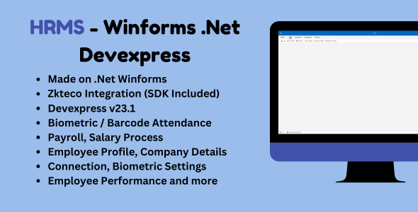 HRMS - Devexpress .Net Winforms
