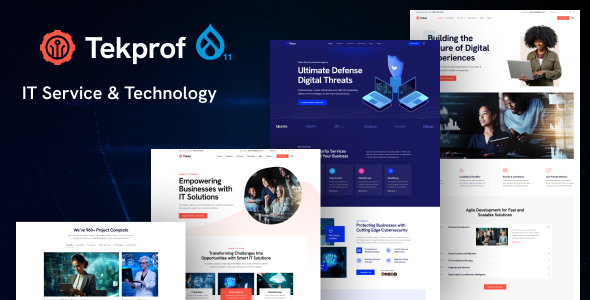 Tekprof - IT Solution & Technology Drupal 11 Theme