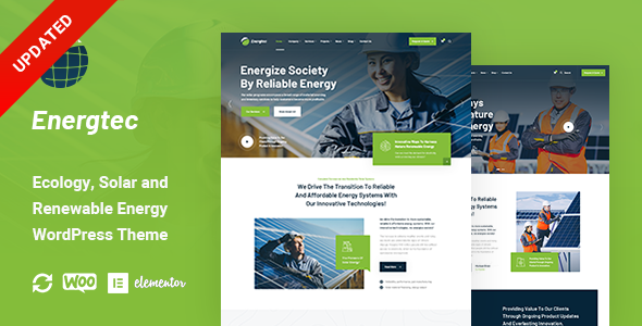 Energtec - Solar and Wind Energy WordPress Theme