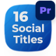Social Titles | MOGRT - VideoHive Item for Sale