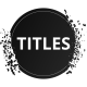 Glass Titles - VideoHive Item for Sale