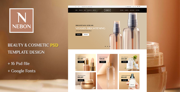 Nebon - Beauty  & Spa  Psd Templates