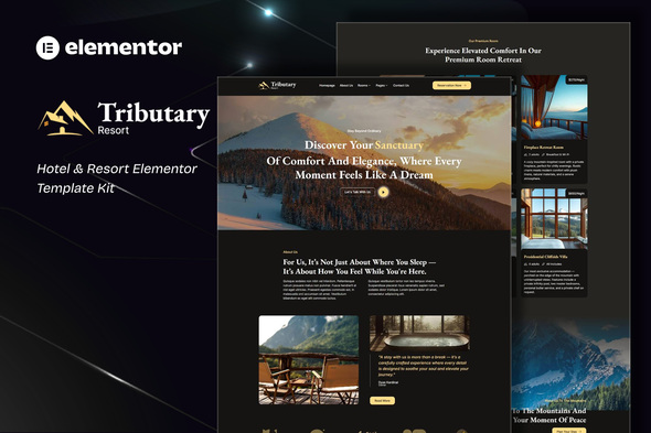 Tributary - Hotel & Resort Elementor Template Kit