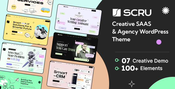 Scru - Creative Agency WordPress Theme