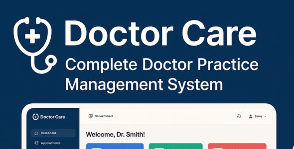 DoctorCare SaaS – All-in-One Patient, Appointment & Billing Management SaaS Software for Doctors