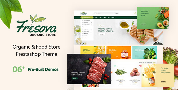 Fresova Elementor - Organic & Food Prestashop Store