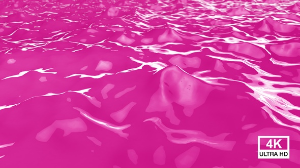 The Sea Of Pink Color Paint 4K