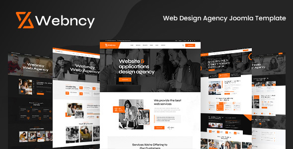 Webncy - Web Design Agency Joomla Template