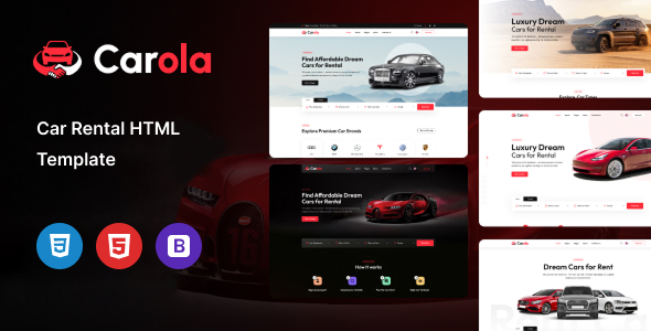Carola - Car Rental HTML Template