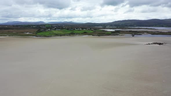 Beach at the Sheskinmore Nature Reserve Between Ardara and Portnoo in Donegal - Ireland