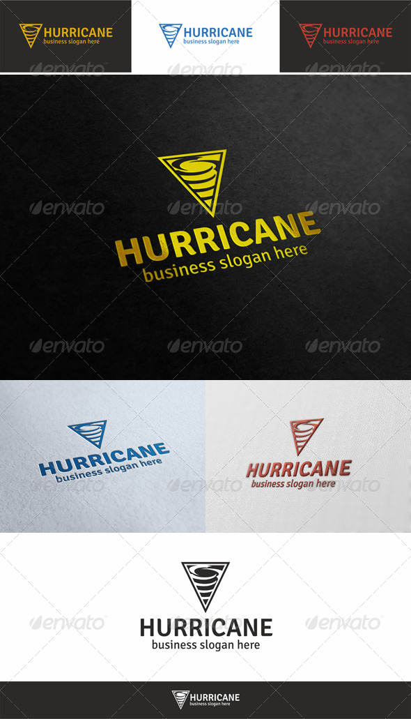 Hurricane Logo Template