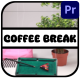 Realistic Coffee Break Scene for Premiere Pro - VideoHive Item for Sale