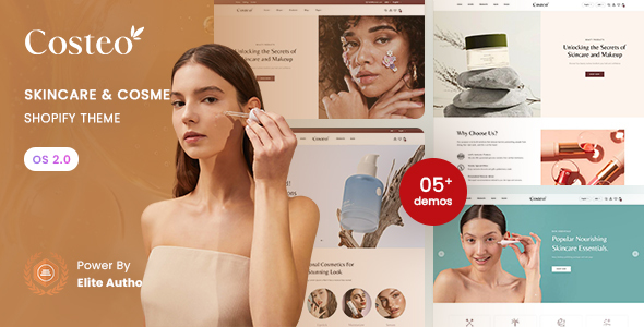 Costeo - Skincare & Cosmetics Shopify 2.0 Theme