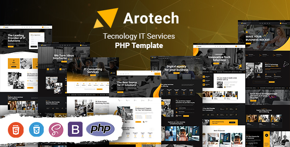 Arotech - Technology IT Services PHP Template