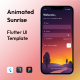 Animated Sunrise Authentication - Flutter UI kit - CodeCanyon Item for Sale