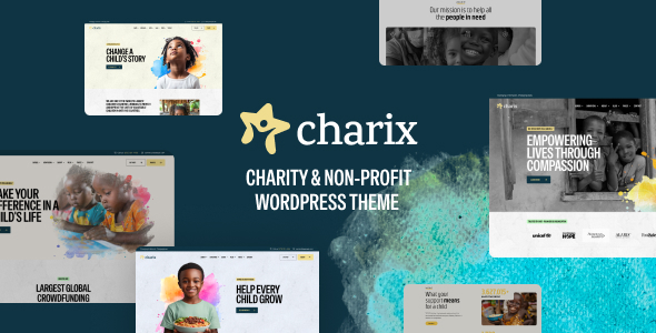 Charix - Charity Nonprofit WordPress Theme