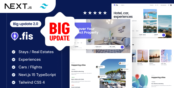 Chisfis - Online Booking NextJs React Template