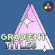 Geometric Gradient Titles for DaVinci Resolve - VideoHive Item for Sale