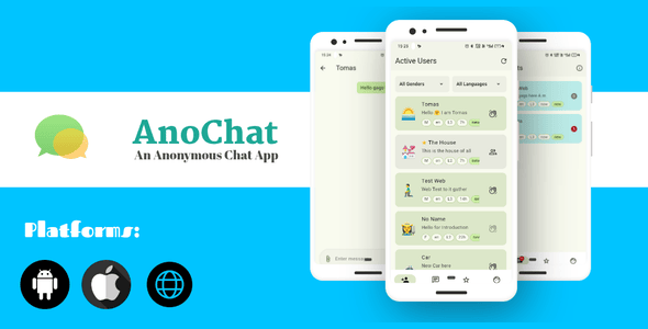 AnoChat - Anonymous Chat App
