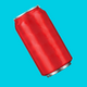 Fingers Tap Drumming on Empty Soda Beer Can