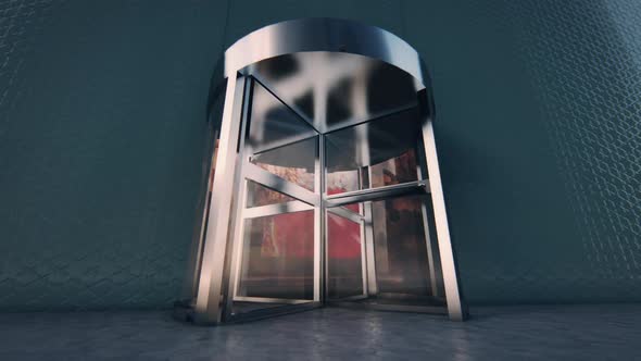 Luxury Building Revolving Door Loop