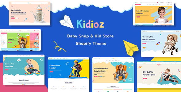 Kidioz - Baby Shop & Kid Store Shopify Theme